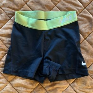 colorful nike pro shorts